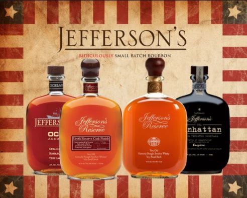jefferson's bourbon worlds top rated whiskey brands