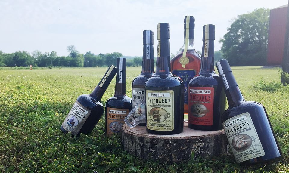 Nashville-Prichard’s-Distillery-Crooked-Neck-Bottles