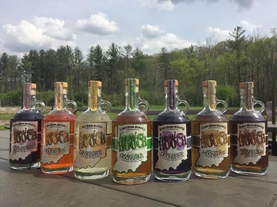Best Local Whiskey Brands in Indianapolis and Hoosier Hooch Corn Whiskey Moonshine by Bear Wallow Distillery