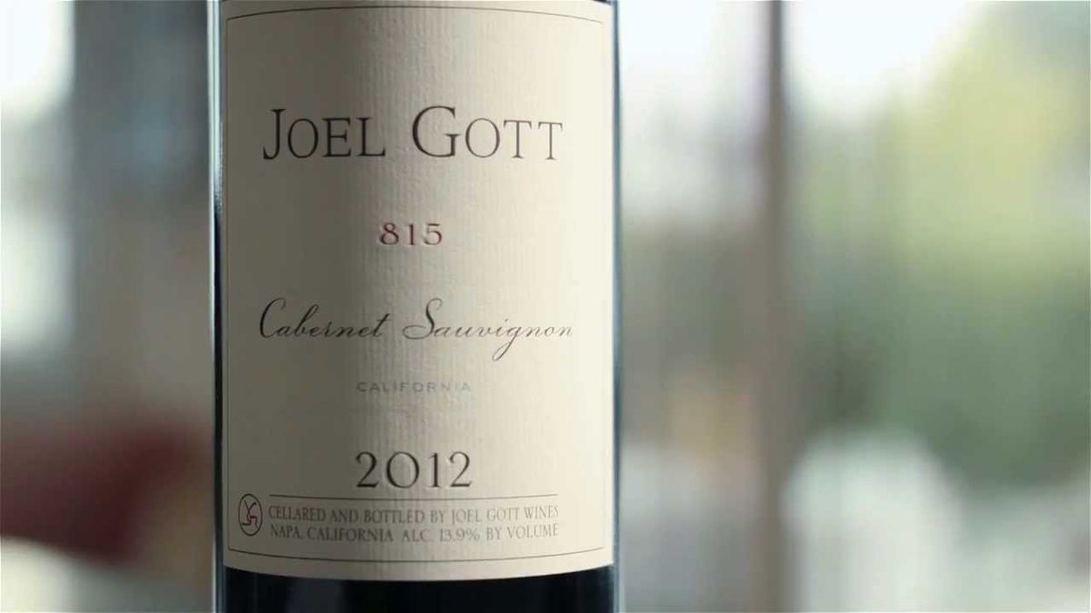 Wine Dinner With Joel Gott Winery