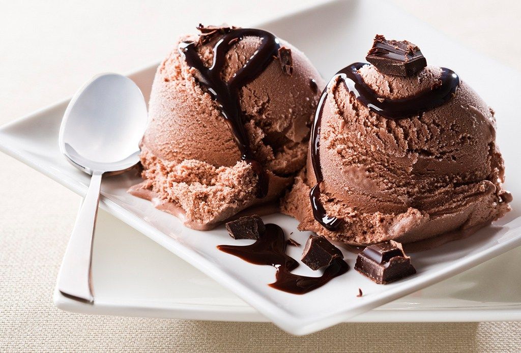smoked chocolate and tequila ice cream dessert