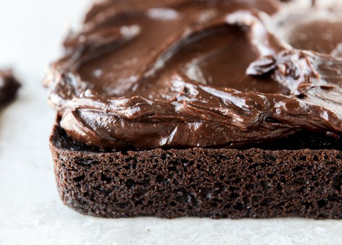 double chocolate whiskey cake with whiskey ganache
