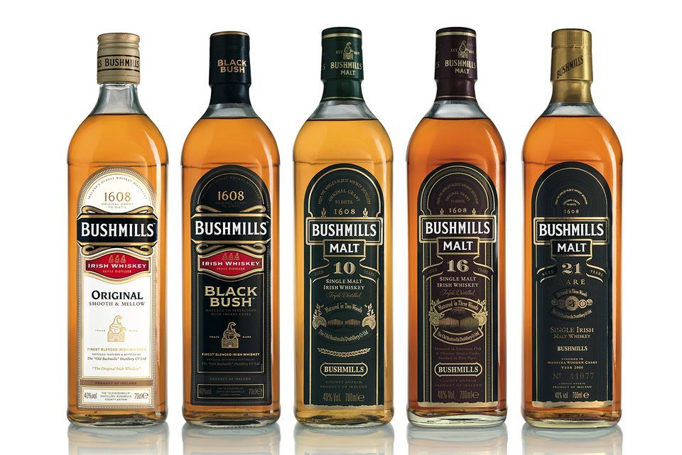 Top-Irish-Whiskey-Brand-Bushmills Best Irish Whiskey brands